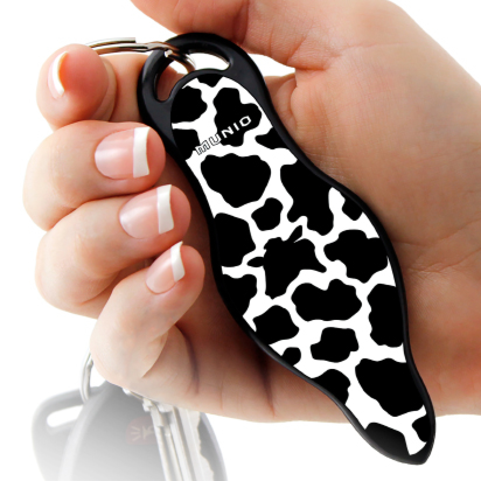 MUNIO Self Defense Keychain - Cow Print