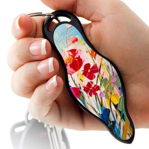 MUNIO Self Defense Keychain - Painted Bloom
