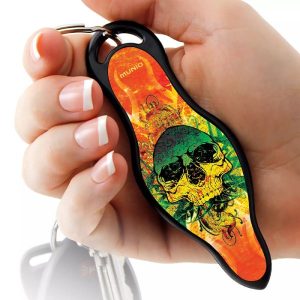 MUNIO Self Defense Keychain - Tribal Skull