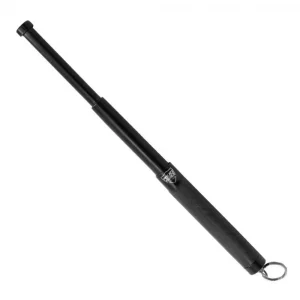 Police Force 12" Expandable Steel Baton w/ Keyring