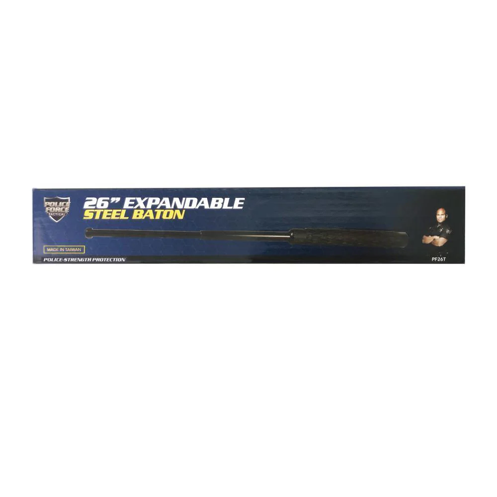 Police Force 26" Expandable Steel Baton - Image 7