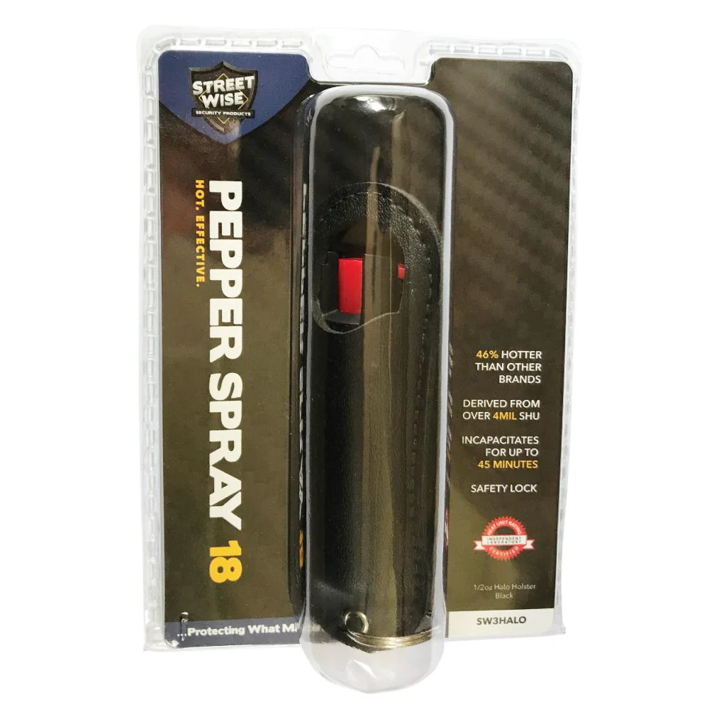 Streetwise 18 Stream Pepper Spray 0.5 oz Halo - Image 6