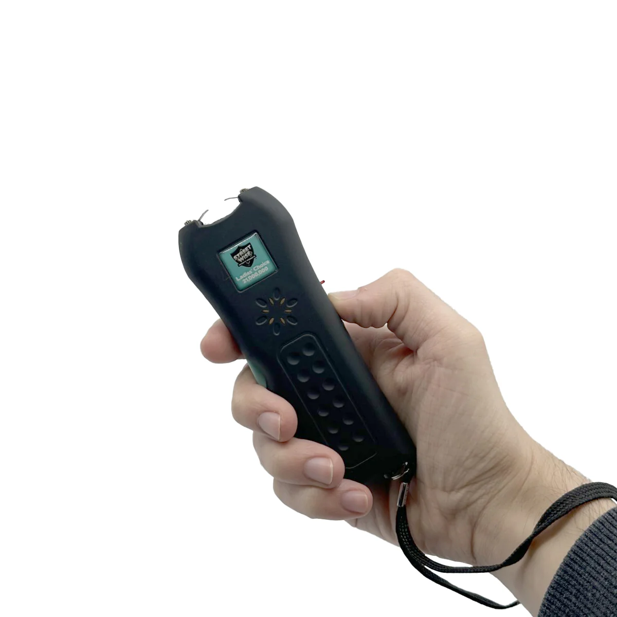 Ladies' Choice 21,000,000* Stun Gun - Teal Accents - Image 3