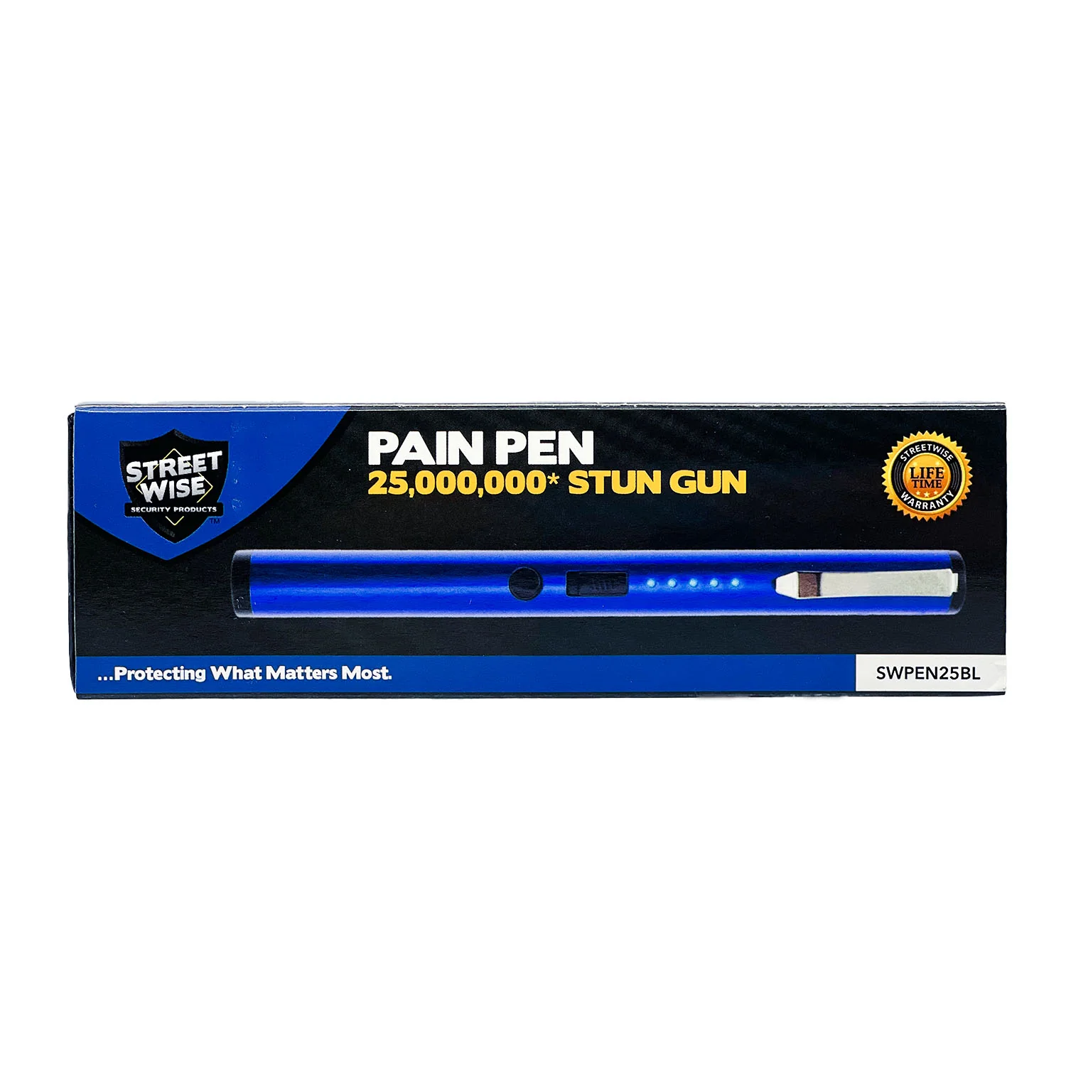 Streetwise Pain Pen 25,000,000* Stun Gun - Blue - Image 6