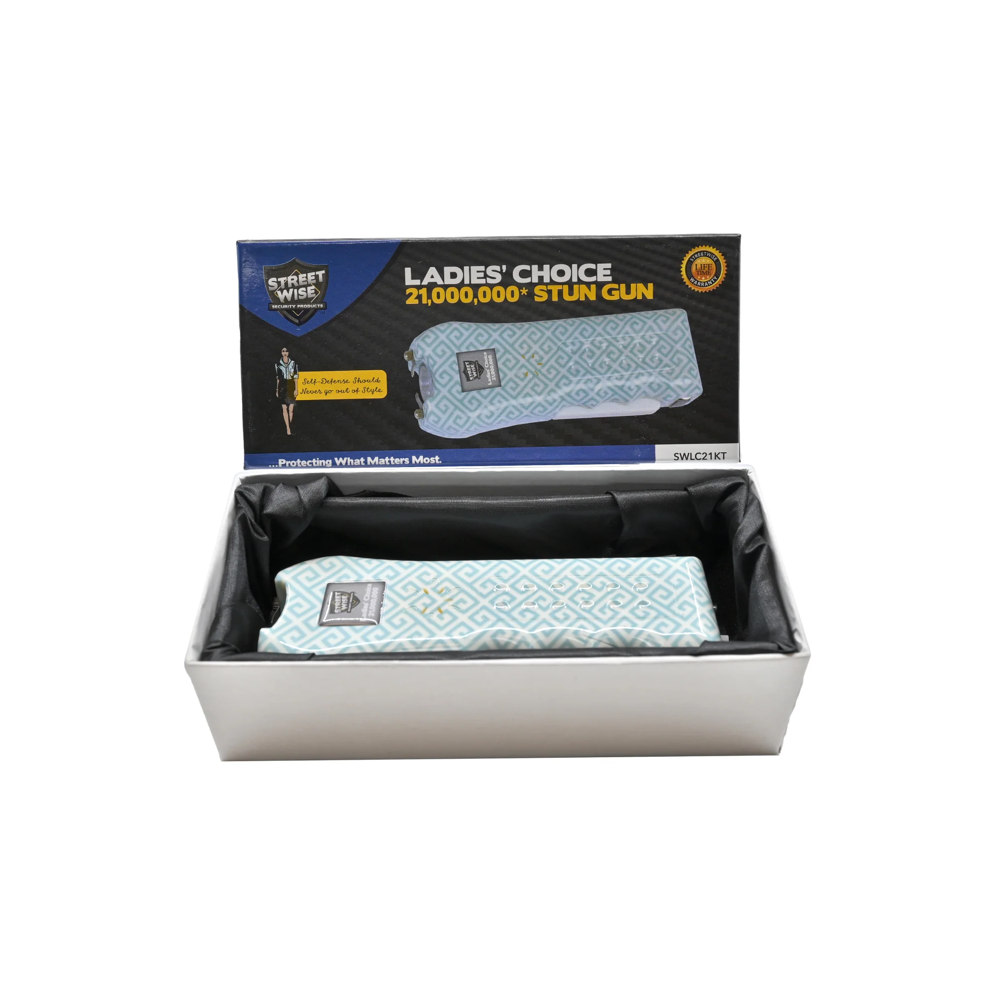 Ladies' Choice 21,000,000* Stun Gun - Pattern Teal - Image 3