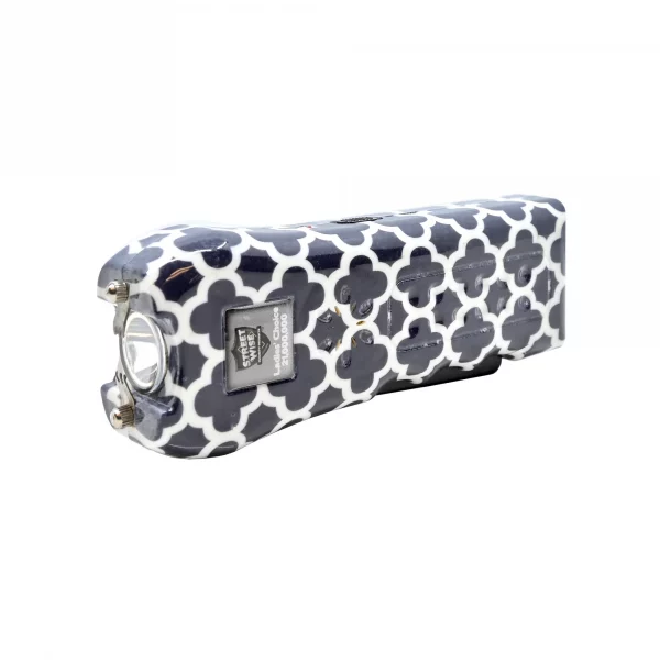 Ladies' Choice 21,000,000* Stun Gun - Quatrefoil Navy - Feral Defense
